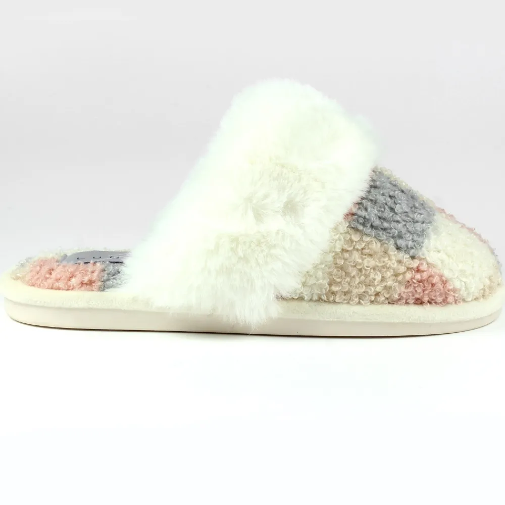 Gift Boxed Slippers | Slip-on-Lunar Shoes Kayden Pink Mule Slipper