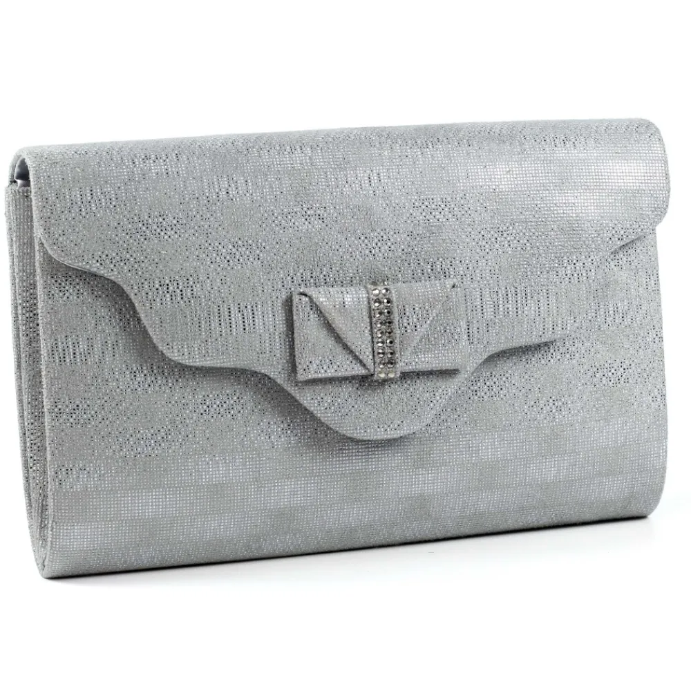 Shoes & Matching Bags | Clutch-Lunar Shoes Mira Pewter Clutch Bag