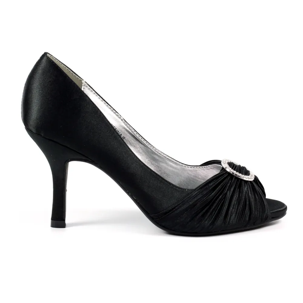 Shoes & Matching Bags | Courts-Lunar Shoes Sienna II Black Court Shoe