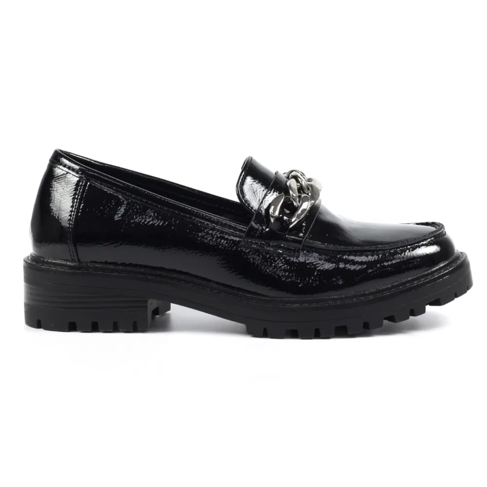 Loafers | Flats-Lunar Shoes Tress Black Shoe
