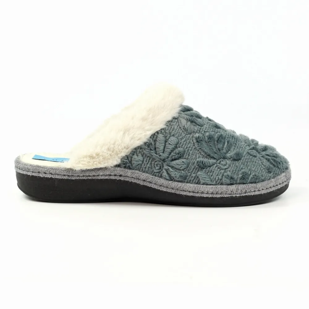 Slip-on | Mule-Lunar Shoes Wilder Grey Mule Slipper
